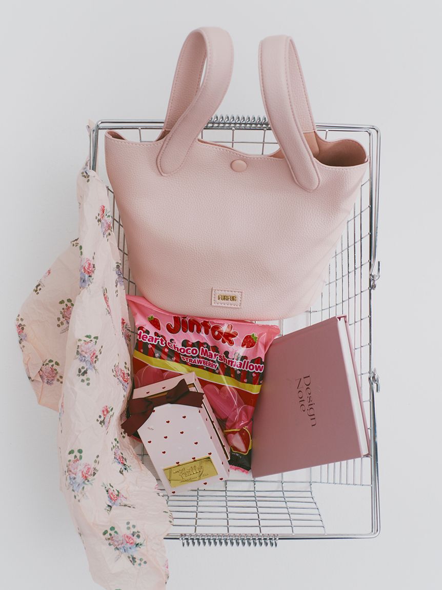 FURFUR「【WEB限定カラー】ロゴカシメバケットバッグ」|ハンドバッグ|PNK