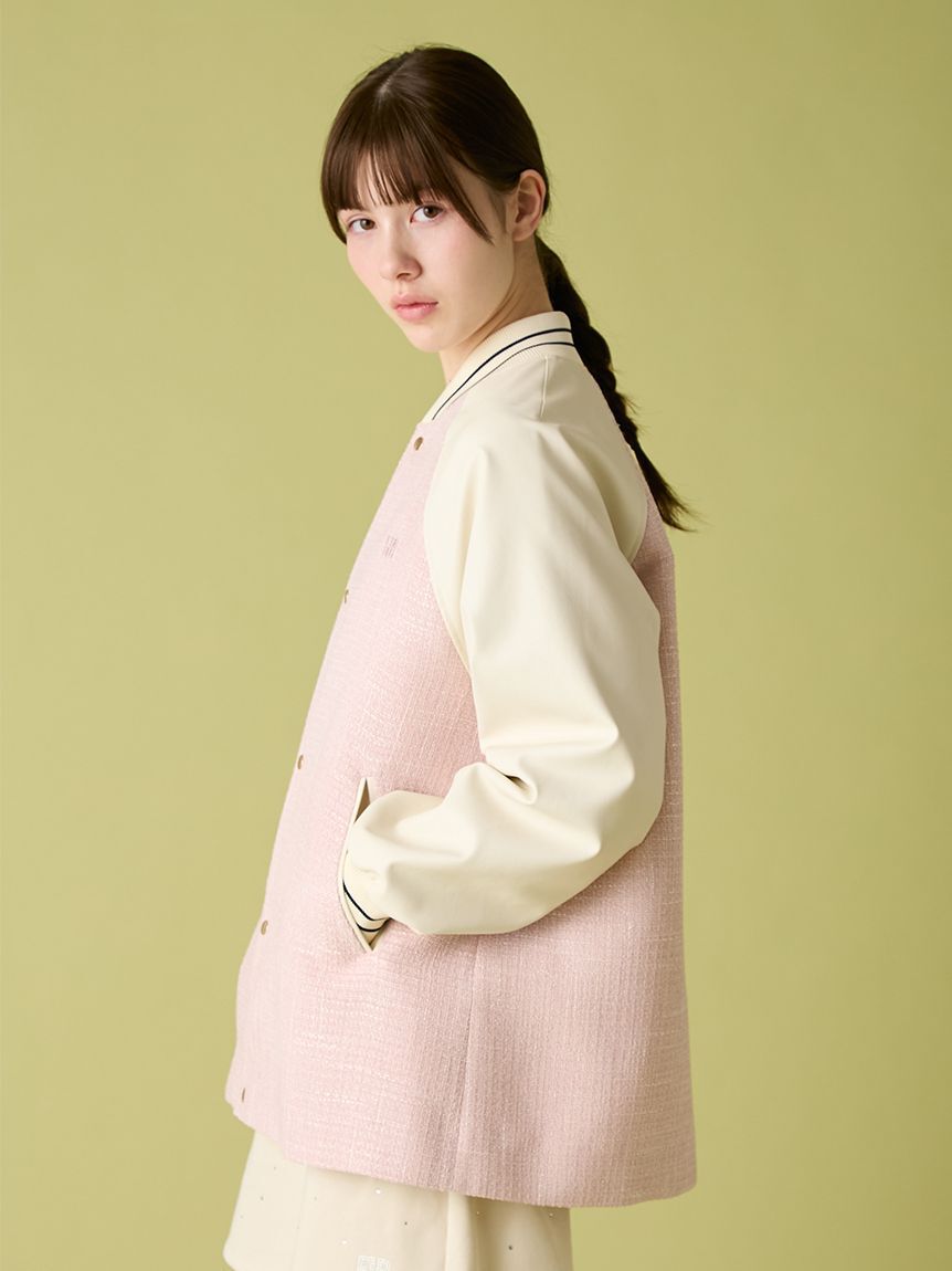 FURFUR「2WAYツイードスタジャン」|ブルゾン・スタジャン|