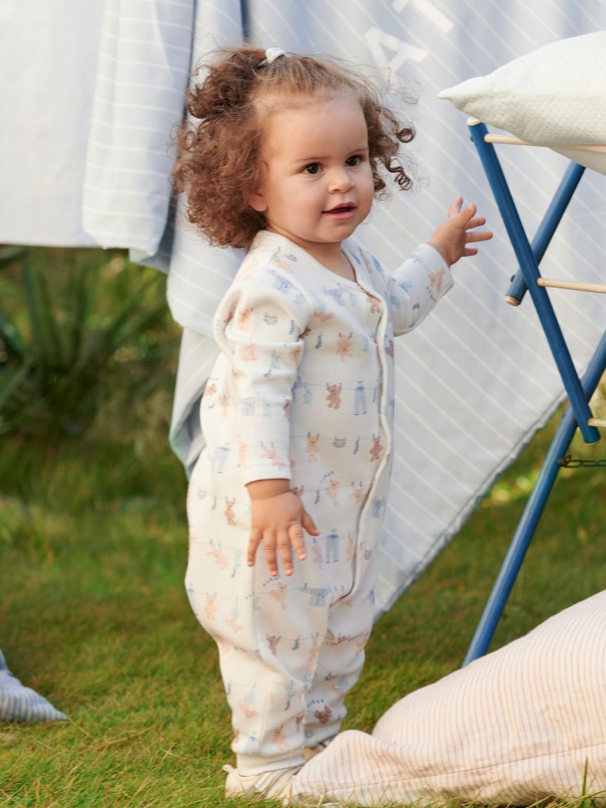 GELATO PIQUE KIDS & BABY「【BABY】ウォッシングアニマル柄ロンパース」|ロンパース|OWHT