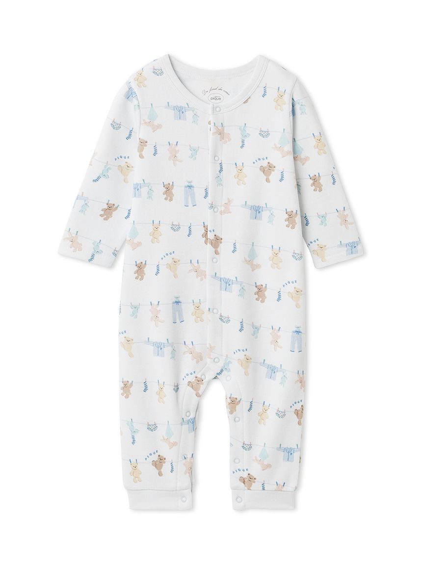 GELATO PIQUE KIDS & BABY「【BABY】ウォッシングアニマル柄ロンパース」|ロンパース|