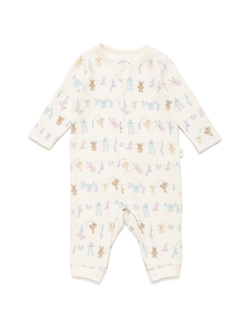 GELATO PIQUE KIDS & BABY「【BABY】ウォッシングアニマル柄ロンパース」|ロンパース|
