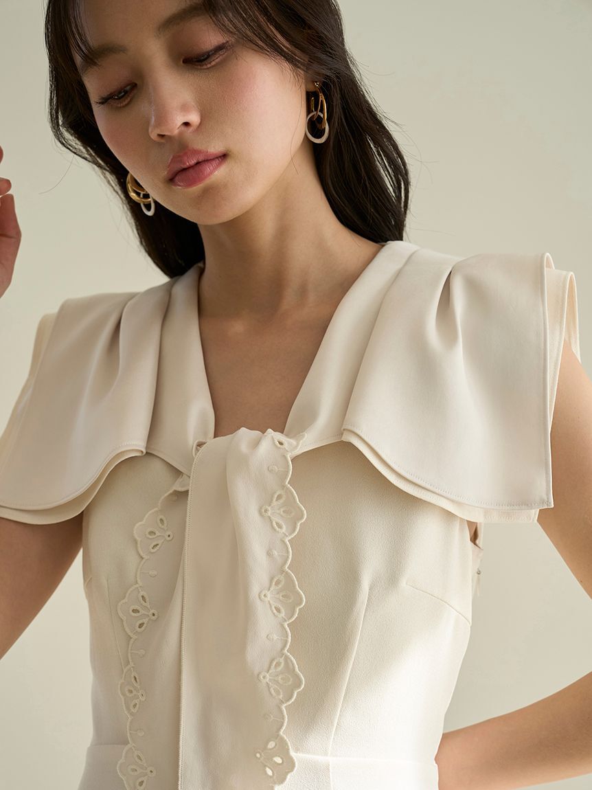 SNIDEL「【00サイズあり】セーラースカーフワンピース」|ワンピース|