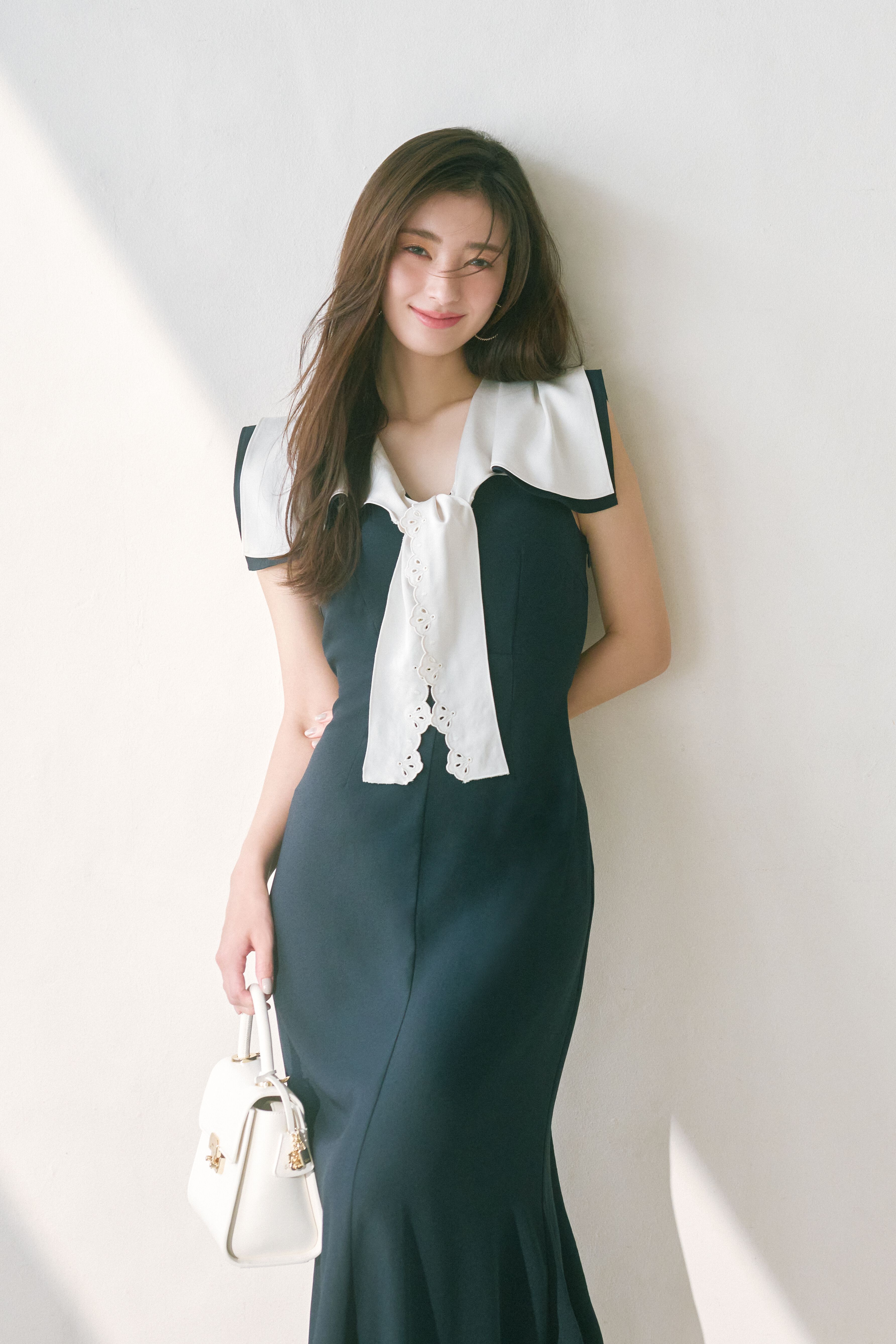 SNIDEL「【00サイズあり】セーラースカーフワンピース」|ワンピース|