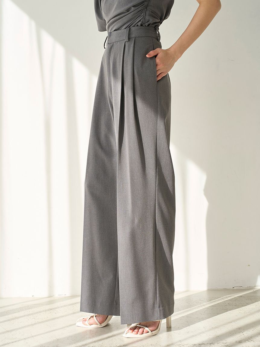 SNIDEL「ワイドロングパンツ」|チノ|