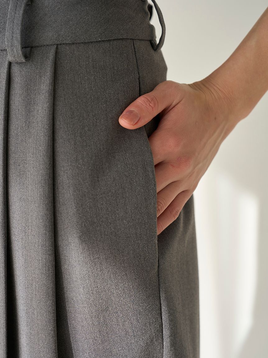 SNIDEL「ワイドロングパンツ」|チノ|