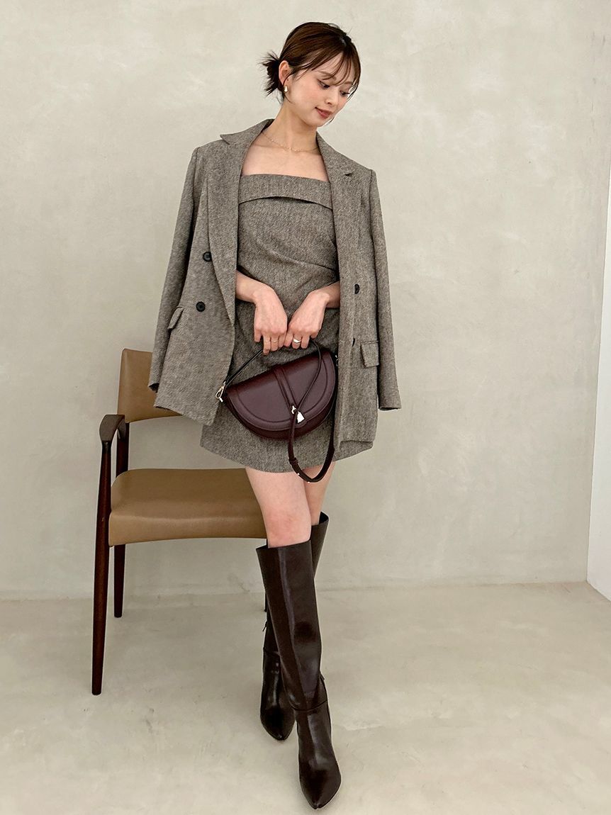 SNIDEL「ウールベアミニワンピース」|ワンピース|