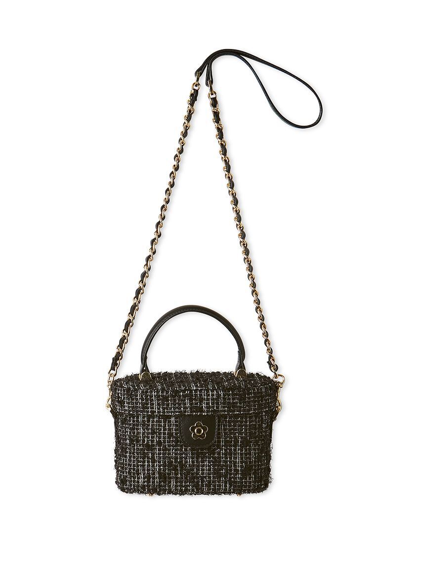 LILY BROWN「【限定カラー】【LILY BROWN&times;MARY QUANT】デイジーバニティバッグ」|ショルダー・メッセンジャー|BLK