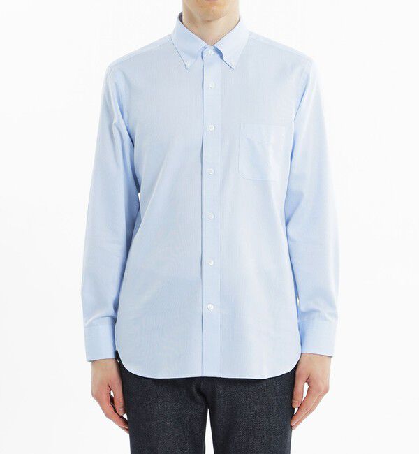 MACKINTOSH PHILOSOPHY「長袖ボタンダウンドレスシャツ オックス/ストライプ/チェック」|シャツ・ブラウス|