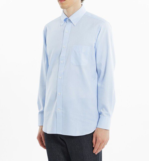 MACKINTOSH PHILOSOPHY「長袖ボタンダウンドレスシャツ オックス/ストライプ/チェック」|シャツ・ブラウス|