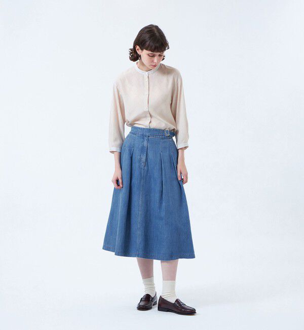 MACKINTOSH PHILOSOPHY「レタリングジオメトリープリントブラウス」|シャツ・ブラウス|