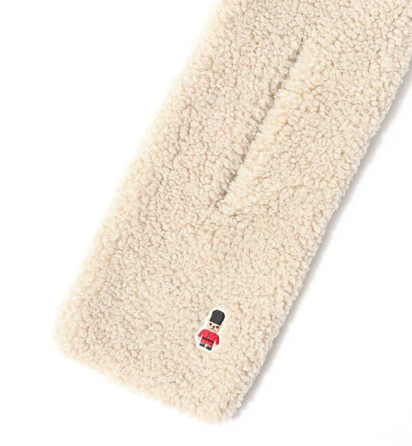 MACKINTOSH PHILOSOPHY「バッキンガムベア ECOPELボア&times;ハウスチェック」|マフラー|