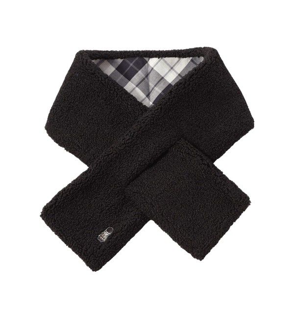 MACKINTOSH PHILOSOPHY「バッキンガムベア ECOPELボア&times;ハウスチェック」|マフラー|