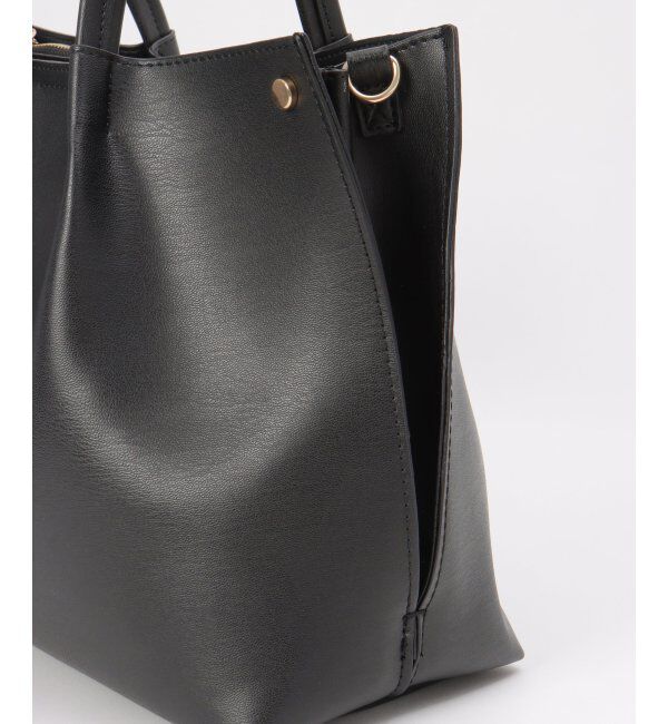 ikka「PUサイド切り替えトートバッグ」|その他|