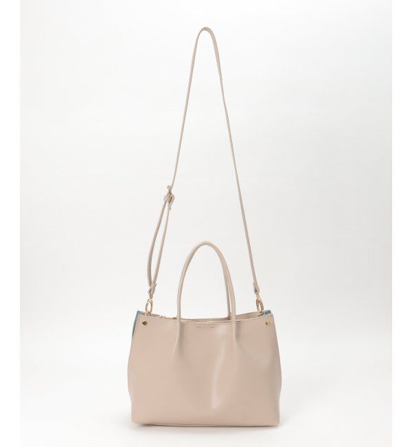 ikka「PUサイド切り替えトートバッグ」|その他|