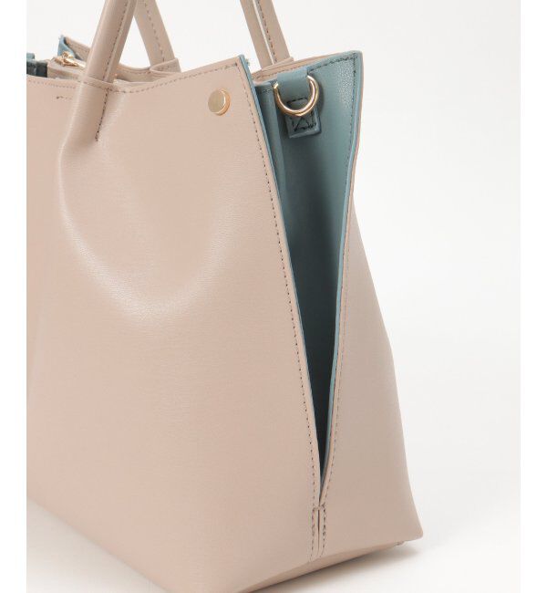 ikka「PUサイド切り替えトートバッグ」|その他|