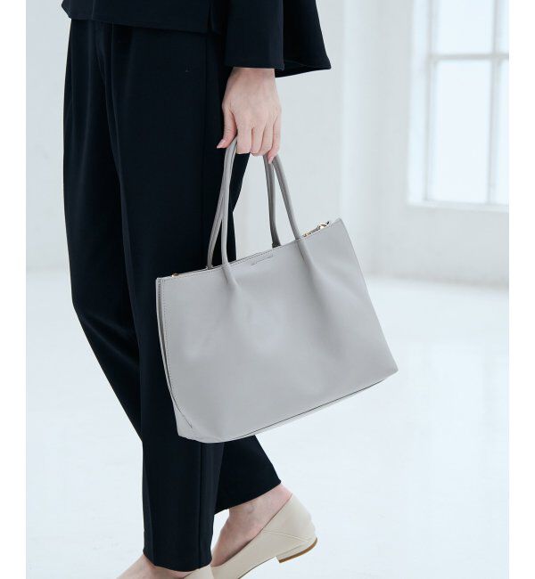 ikka「PUサイド切り替えトートバッグ」|その他|