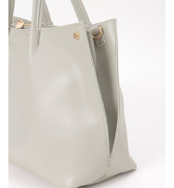 ikka「PUサイド切り替えトートバッグ」|その他|