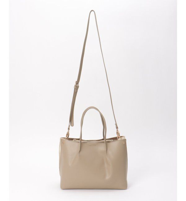 ikka「PUサイド切り替えトートバッグ」|その他|