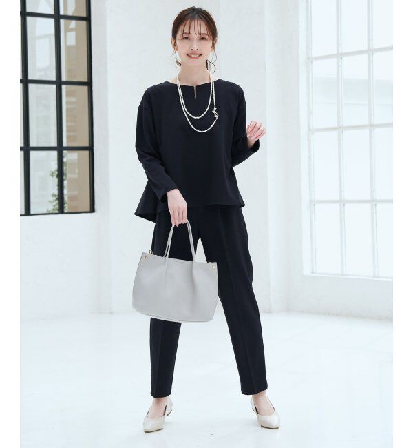 ikka「PUサイド切り替えトートバッグ」|その他|