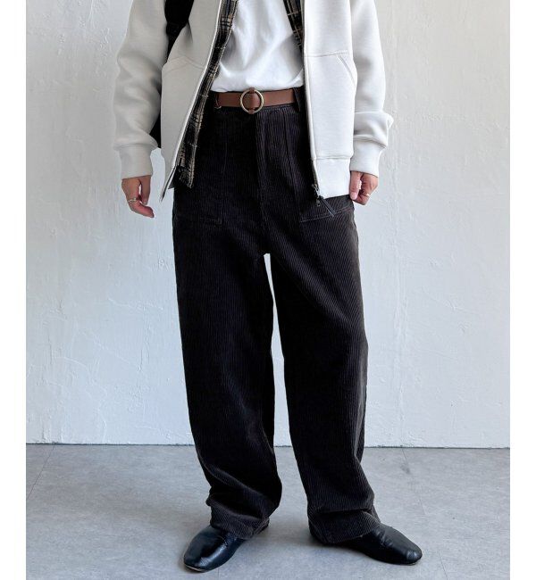 Lbc with Life「コーデュロイベイカーゆるテーパードパンツ」|その他|