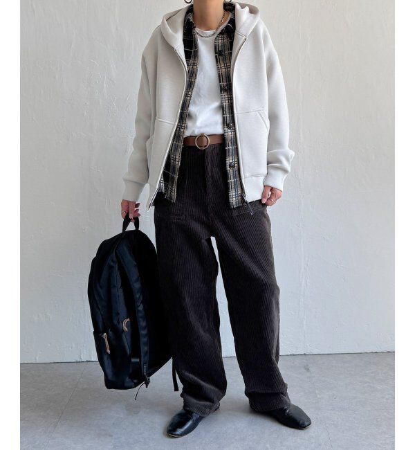 Lbc with Life「コーデュロイベイカーゆるテーパードパンツ」|その他|