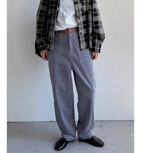 Lbc with Life「コーデュロイベイカーゆるテーパードパンツ」|その他|