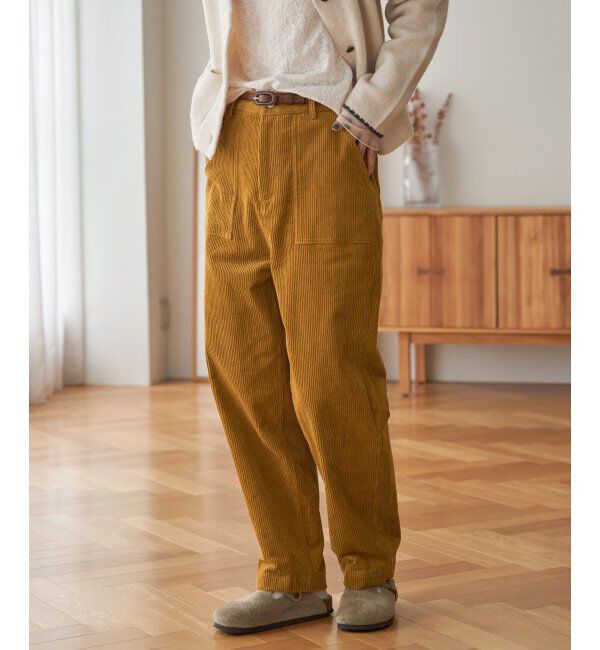 Lbc with Life「コーデュロイベイカーゆるテーパードパンツ」|その他|