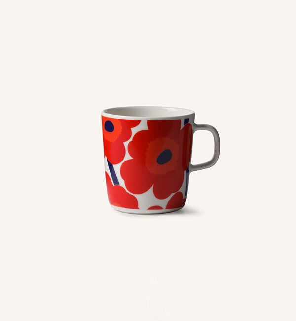 Marimekko「Unikko マグカップ 大」|その他|ホワイト&times;レッド