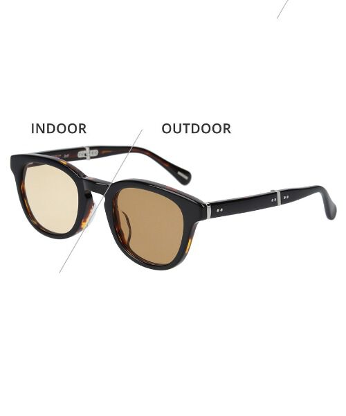  「ウェリントン型 調光サングラス 折りたたみ式｜レンズの色が変わるサングラス UNITED ARROWS Wellness」|サングラス|