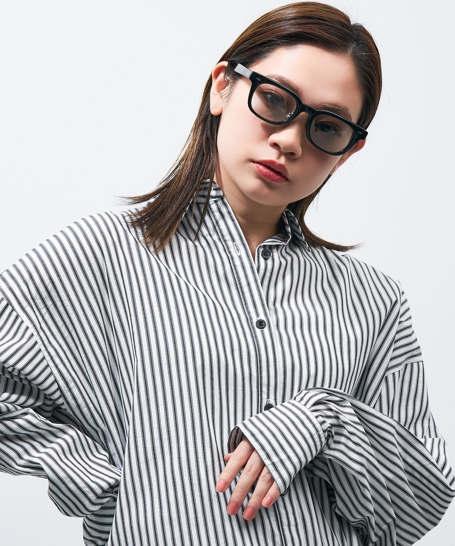  「Zoff | JOURNAL STANDARD relume ウェリントン型 2way メガネ サングラス 偏光 ジャーナルスタンダード N&D」|サングラス|