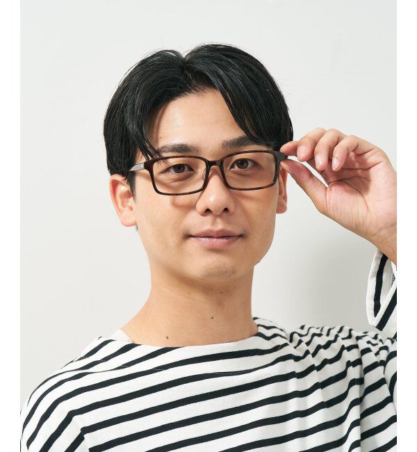  「スクエア型 メガネ｜ユニセックス 上質感のあるフレーム  レンズ交換券付」|メガネ|