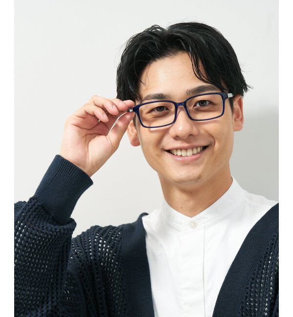  「スクエア型 メガネ｜ユニセックス 上質感のあるフレーム  レンズ交換券付」|メガネ|