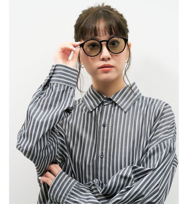  「ボストン型 サングラス | カラーレンズ 軽量 トレンド 紫外線対策 UVカット ユニセックス」|サングラス|