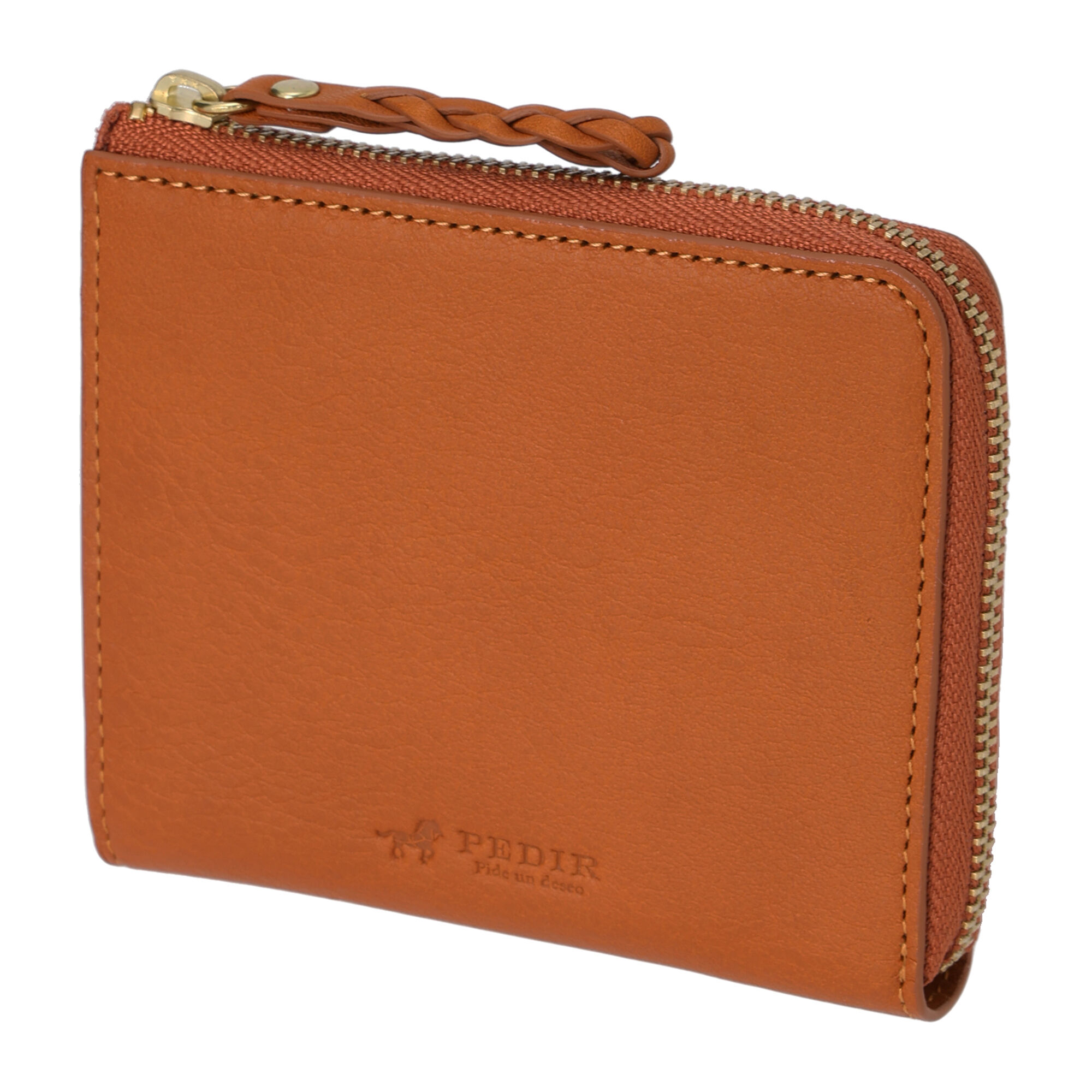 PEDIR「PEDIR(ペディール) ソフトヌメ ラウンドファスナー スリム財布」|財布|
