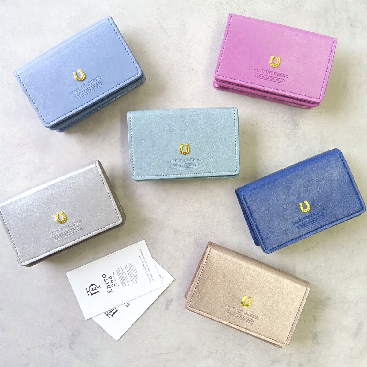 PEDIR「PEDIR ペディール ネブラスカ2 ネームカードケース」|名刺入れ・カードケース|ネイビー