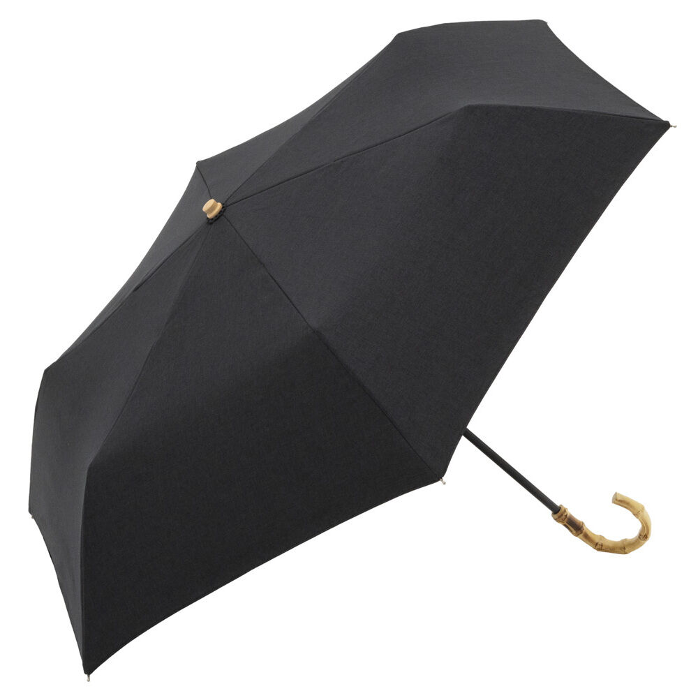 BACKYARD FAMILY「because ビコーズ 晴雨兼用傘 折りたたみ傘 通販 傘 折り畳み傘 雨傘 日傘 折り畳み」|傘|ブラック1