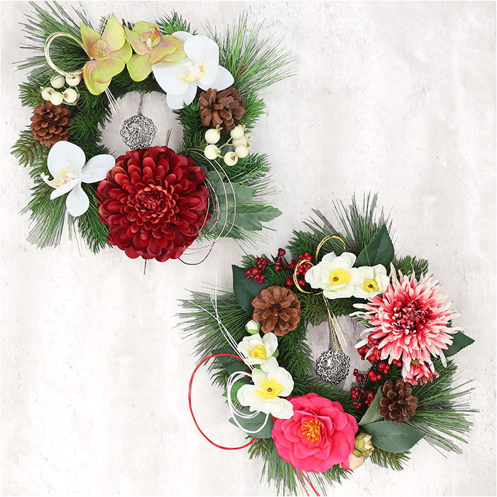 BACKYARD FAMILY「リース 造花 通販 フェイクグリーン フェイク グリーン 壁飾り 花 アーティフィシャルフラワー」|その他|