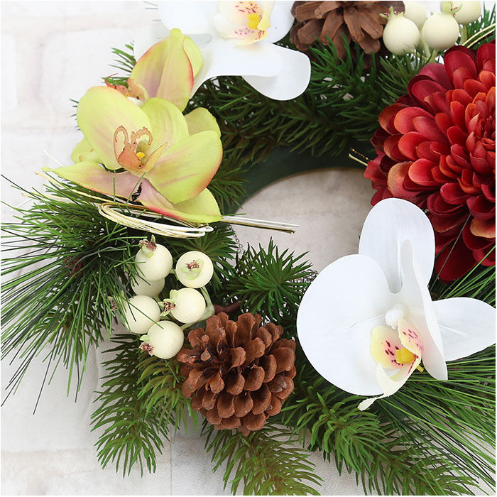 BACKYARD FAMILY「リース 造花 通販 フェイクグリーン フェイク グリーン 壁飾り 花 アーティフィシャルフラワー」|その他|