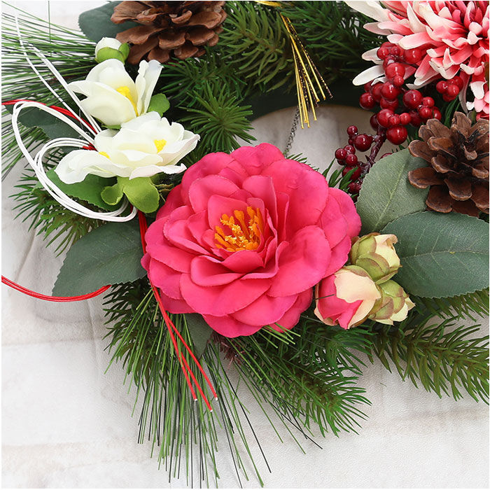 BACKYARD FAMILY「リース 造花 通販 フェイクグリーン フェイク グリーン 壁飾り 花 アーティフィシャルフラワー」|その他|