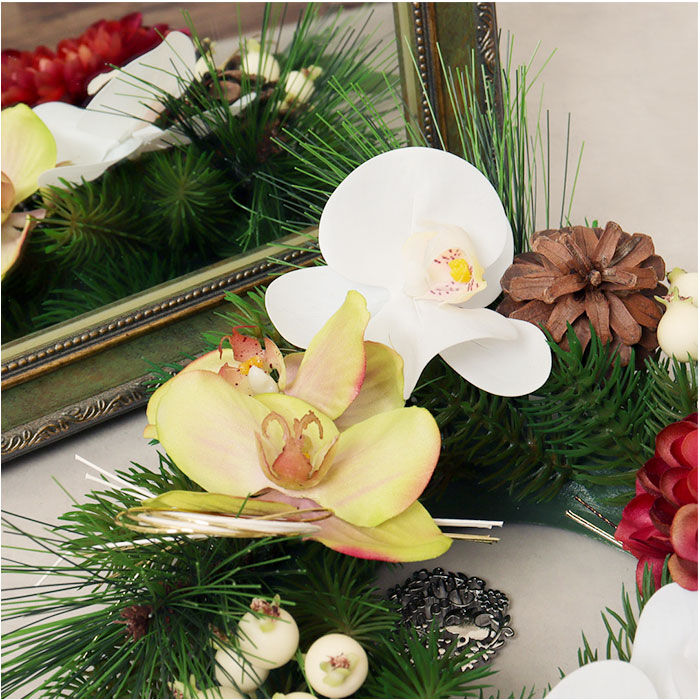 BACKYARD FAMILY「リース 造花 通販 フェイクグリーン フェイク グリーン 壁飾り 花 アーティフィシャルフラワー」|その他|