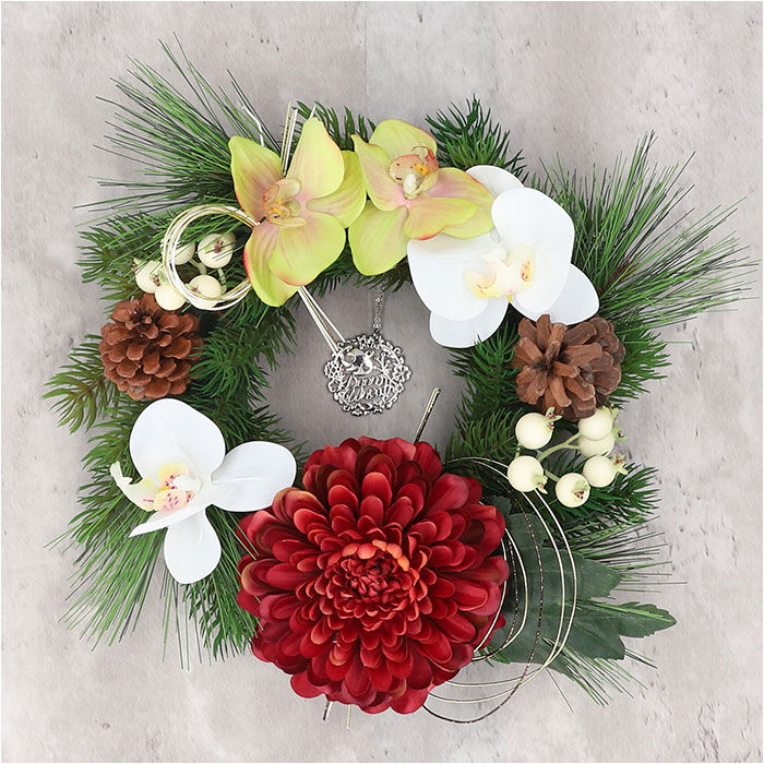 BACKYARD FAMILY「リース 造花 通販 フェイクグリーン フェイク グリーン 壁飾り 花 アーティフィシャルフラワー」|その他|