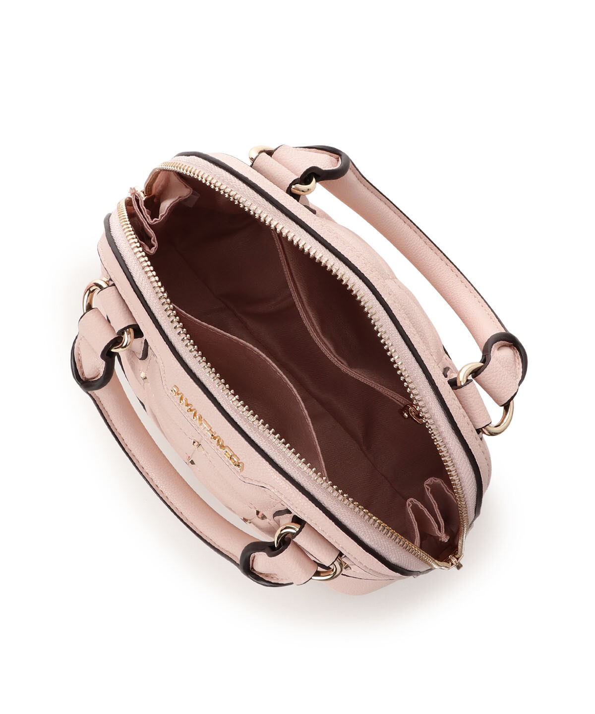 Samantha Vega「キルティングスタッズハンドバッグ（小）」|ハンドバッグ|