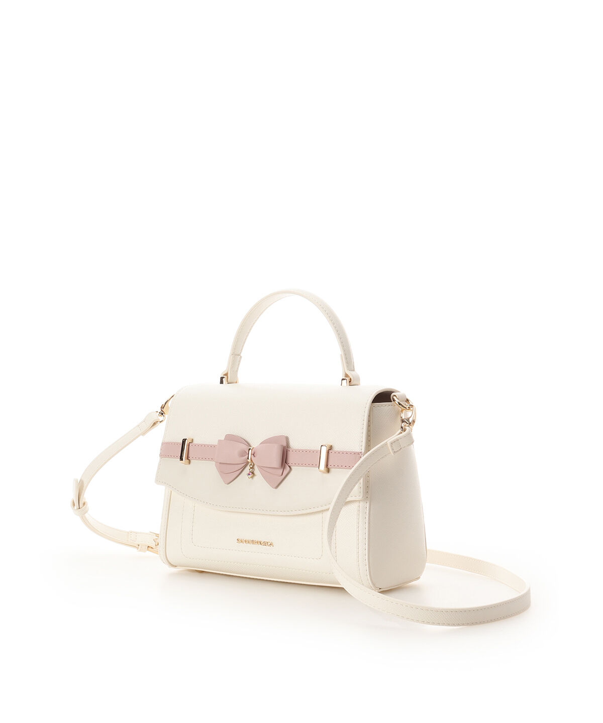 Samantha Vega「バイカラーアクセントリボンショルダーバッグ」|ショルダー・メッセンジャー|