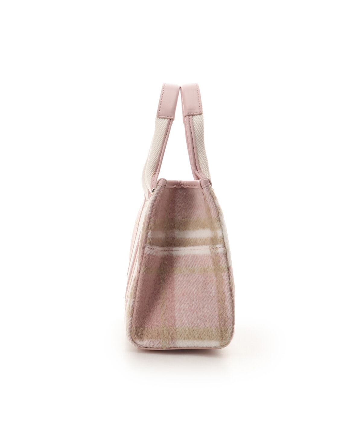 Samantha Vega「ロゴテープチェックハンドバッグ」|ハンドバッグ|