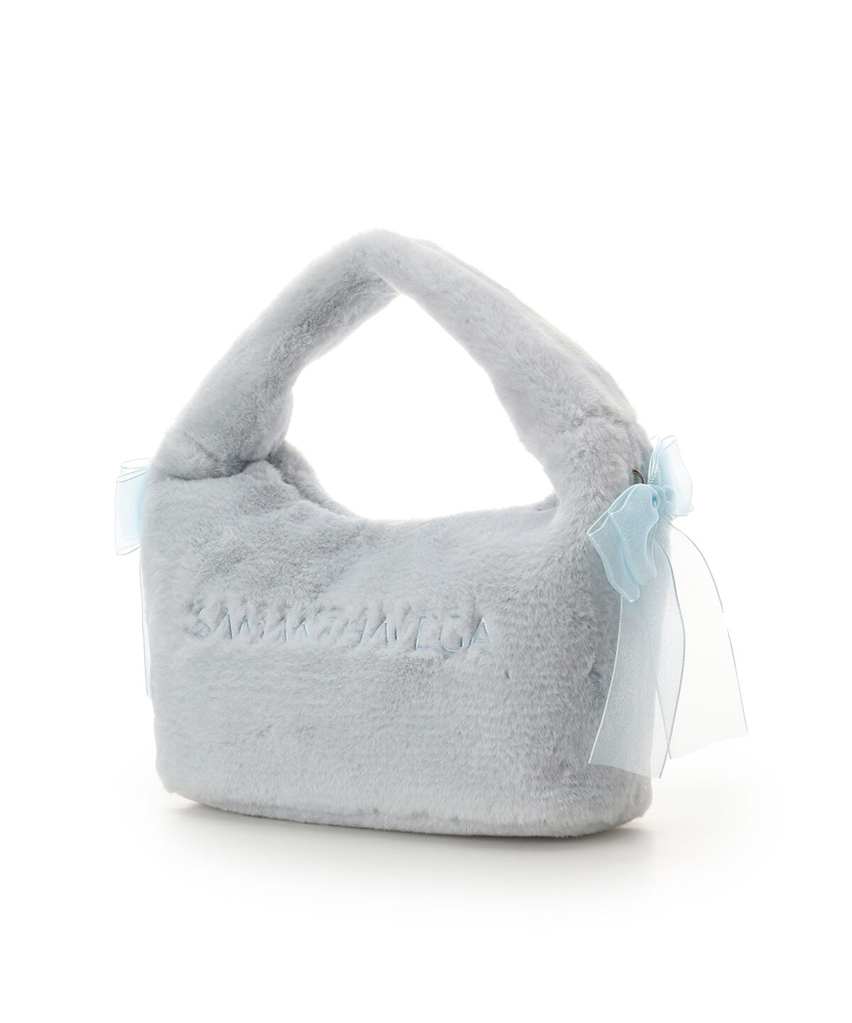 Samantha Vega「シフォンリボンファーワンハンドルバッグ」|ハンドバッグ|