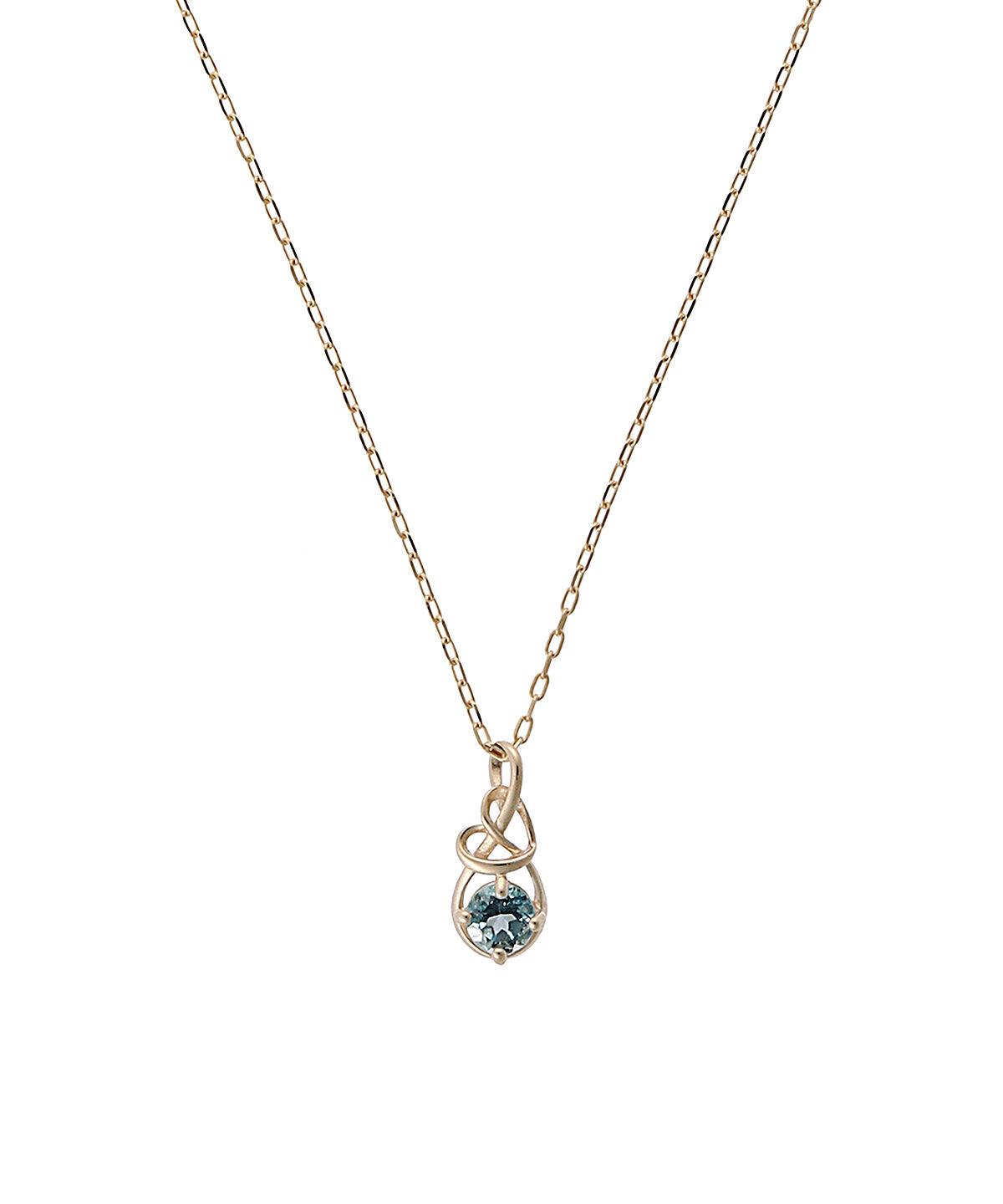 Samantha Tiara「K10 YG Infinity Love Knot バースデーストーンネックレス《11月 誕生石》」|ネックレス|K10 YG