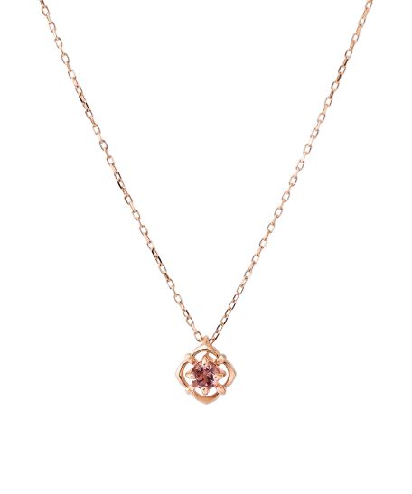 Samantha Tiara「K10PG ピンクトルマリンネックレス≪10月 誕生石≫」|ネックレス|K10 PG