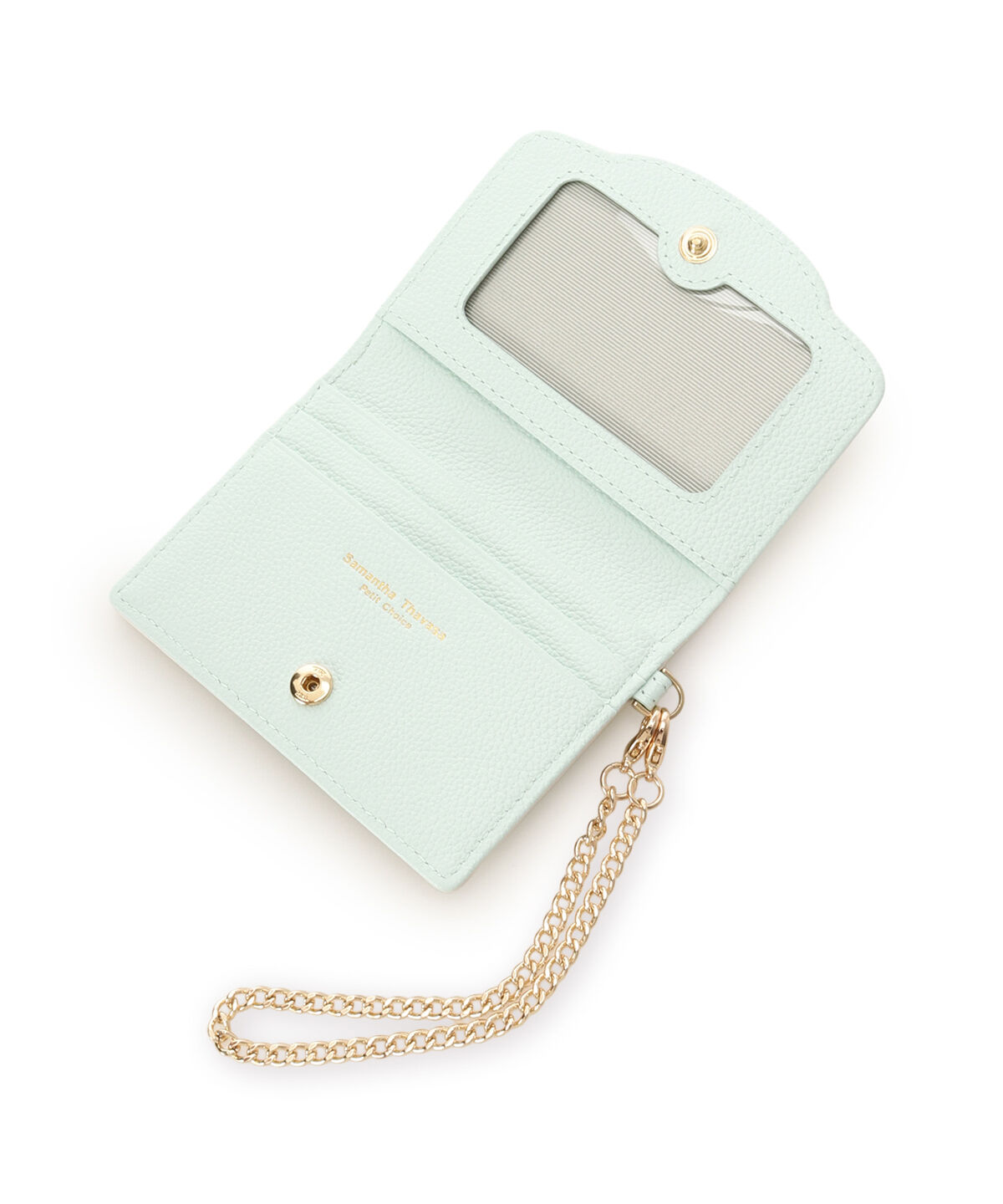 Samantha Thavasa Petit Choice「フープラインビジュー パスケース」|定期入れ|