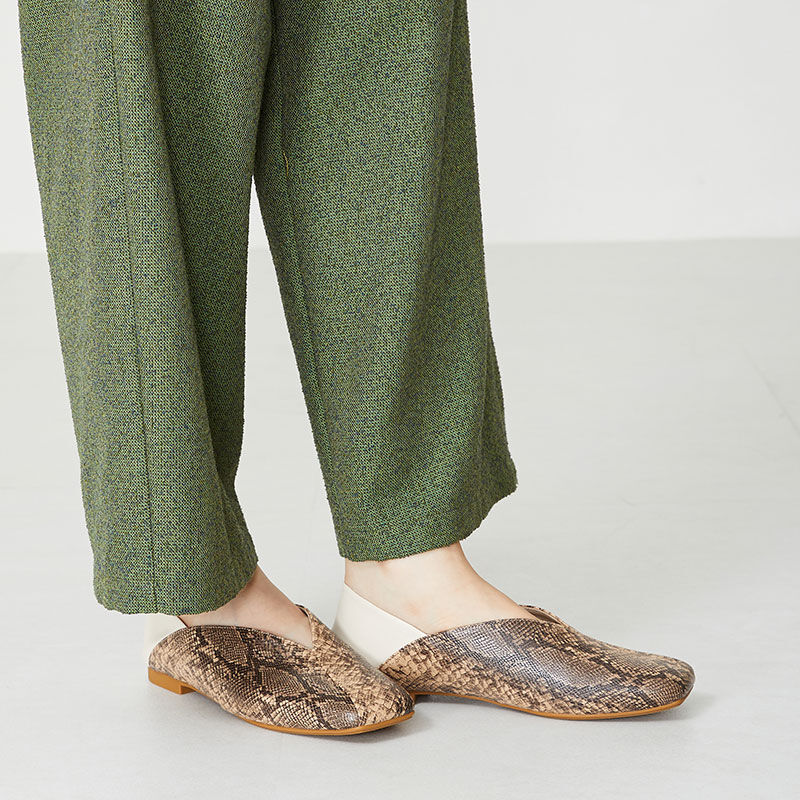 ORiental TRaffic「【アウトレット価格】スクエアトゥバブーシュ/R-3211 パンプス バブーシュ 柔らかい 人気 トレンド」|パンプス|