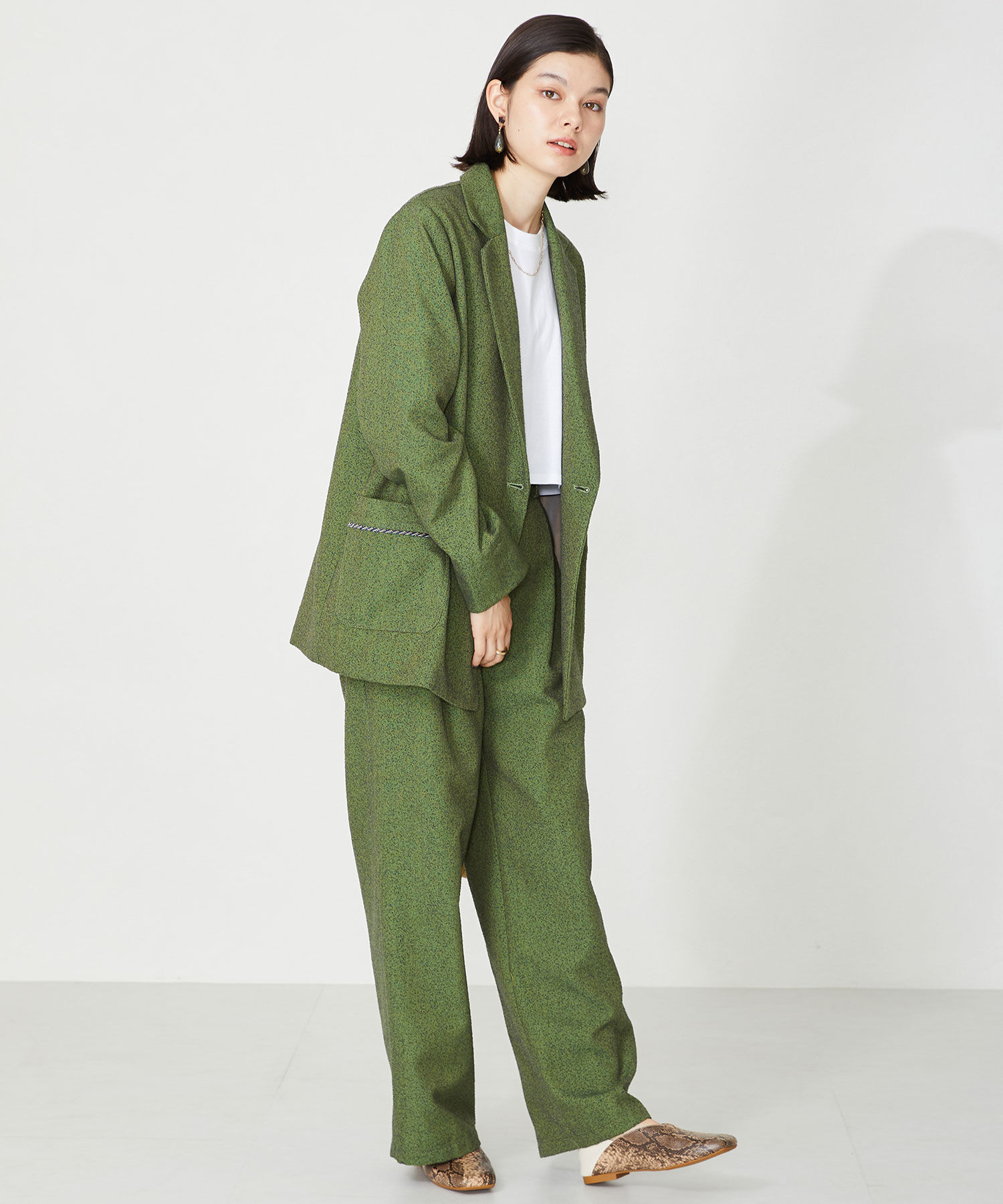 ORiental TRaffic「【アウトレット価格】スクエアトゥバブーシュ/R-3211 パンプス バブーシュ 柔らかい 人気 トレンド」|パンプス|